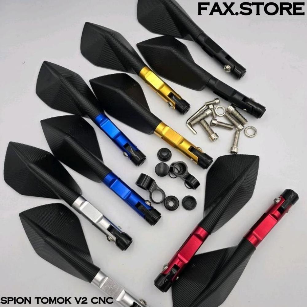 Tahan Lama Spion Tomok V2 Kaca Spion Variasi Spion Tomok Full Cnc Spion Nmax Vario Beat Pcx Ninja Cb