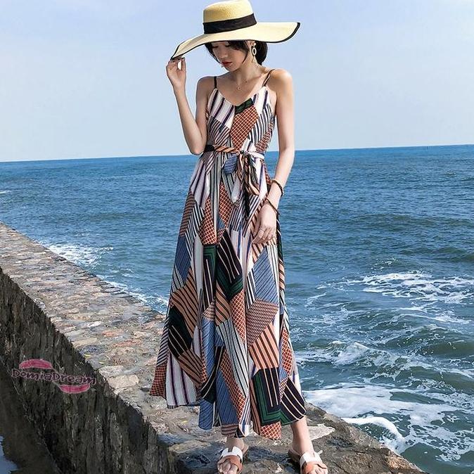 Promo Dress Skirt Bohemian Long Skirt Ethnic Diskon