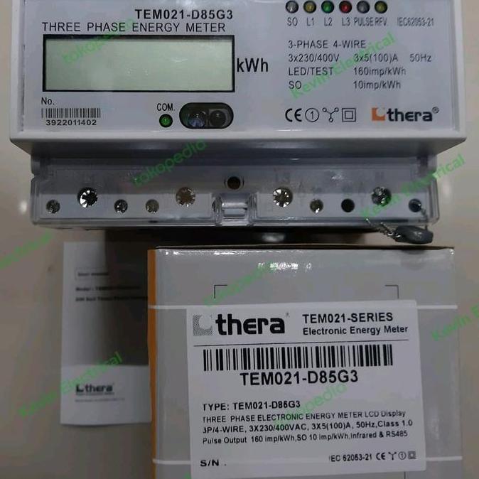 TERMURAH - Thera TEM021-D85G3 kWh Meter LCD