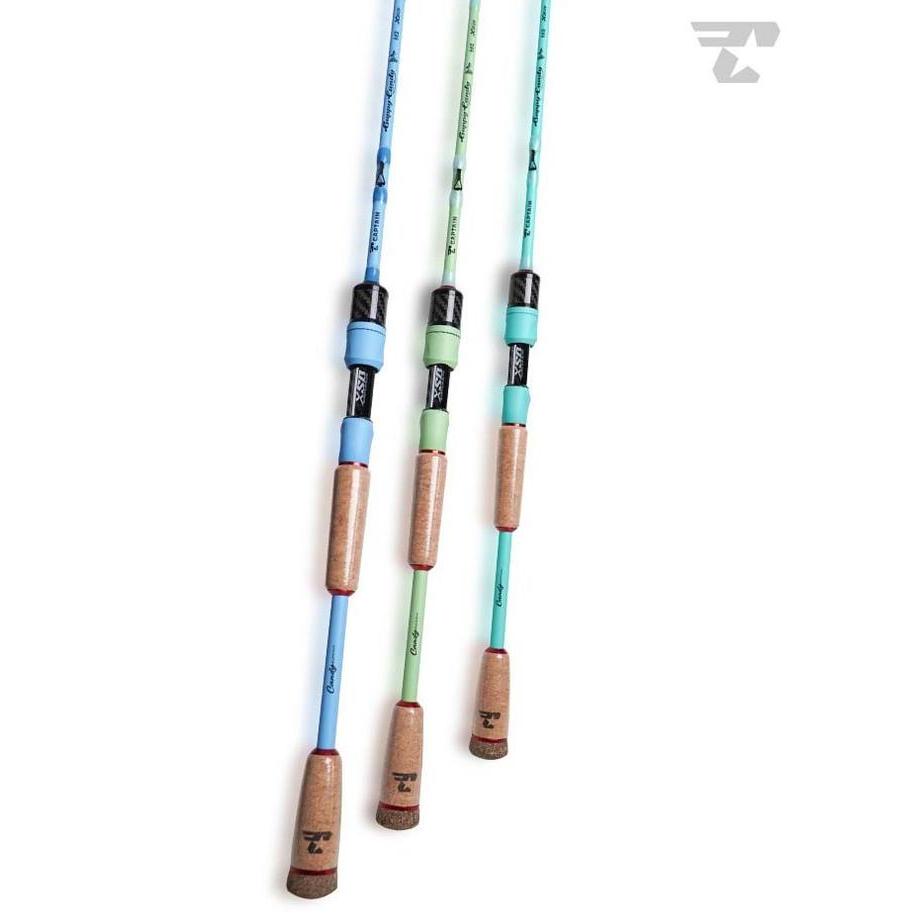Joran Pancing, Carbon Hollow Captain Guppy Candy Ul X 24T, 198Cm, 210Cm, 3 Warna, Bonus Paper Core