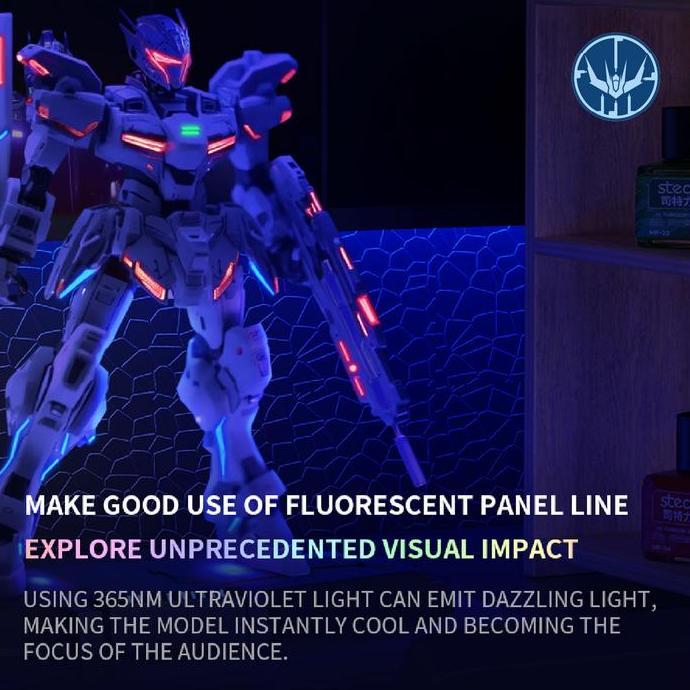 Kitwill- Stedi Modeling Fluorescent Panel Line Accent Gundam - Panel Liner