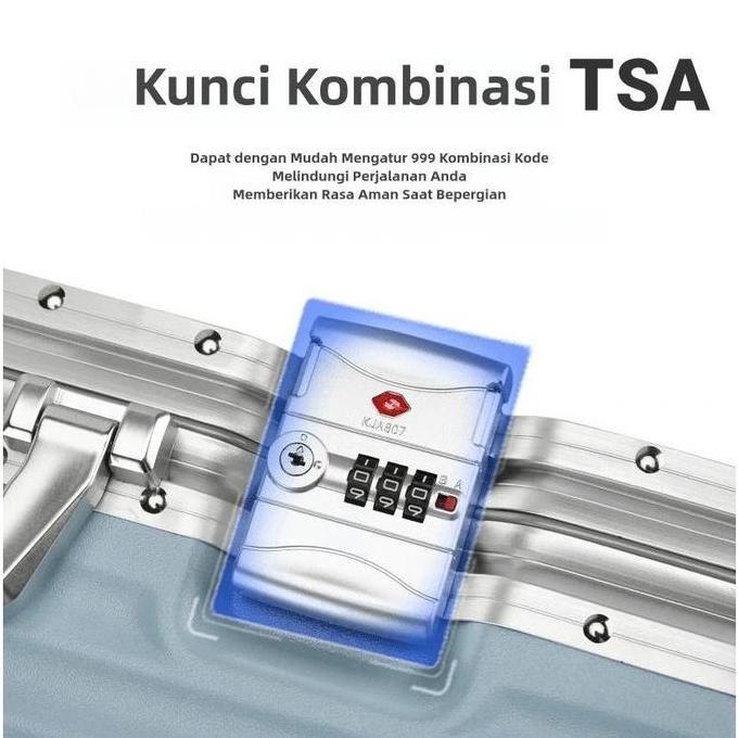Instancodbisa- Dream Koper 22 Inch 24 Inch Free Custom Nama & Logo Tsa Lock Roda 360 M101 Kabin