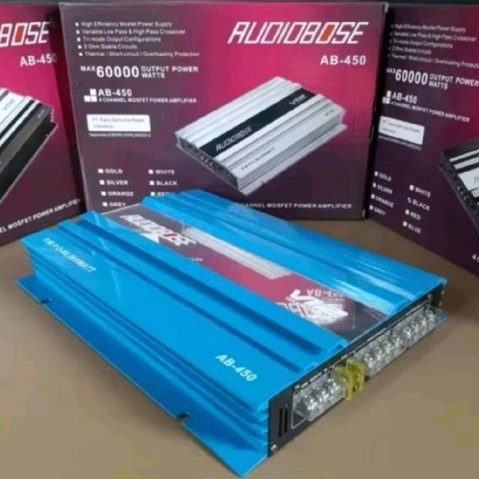 DI129 - Power Amplifier 4Channel AUDIOBOSE AB 450.4 AMPLIFIER 4CHANNEL AUDIOBOSE