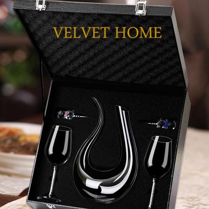 *#*#*#] Gelas Wine Glass + Decanter SET Gift kado parcel hampers natal imlek