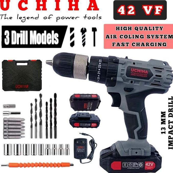 geosalman88 - bor baterai drill beton 42v 13mm besi japan impact cordless uchiha
