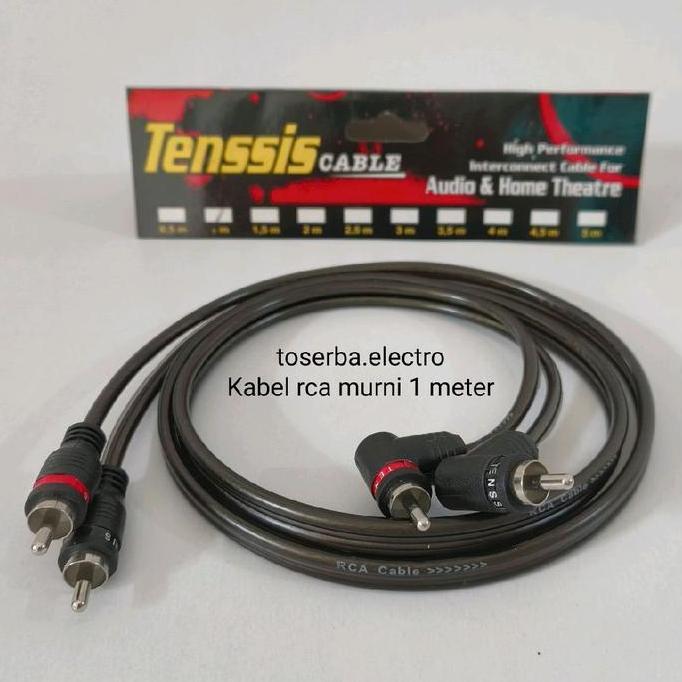 DB28 >> Kabel Audio RCA 1m Tensis rca 1 meter audio mobil dan home audio