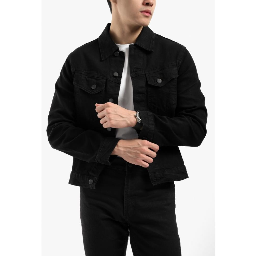 TERBARU Heymale Denim Slim Fit Jacket Jaket Pria