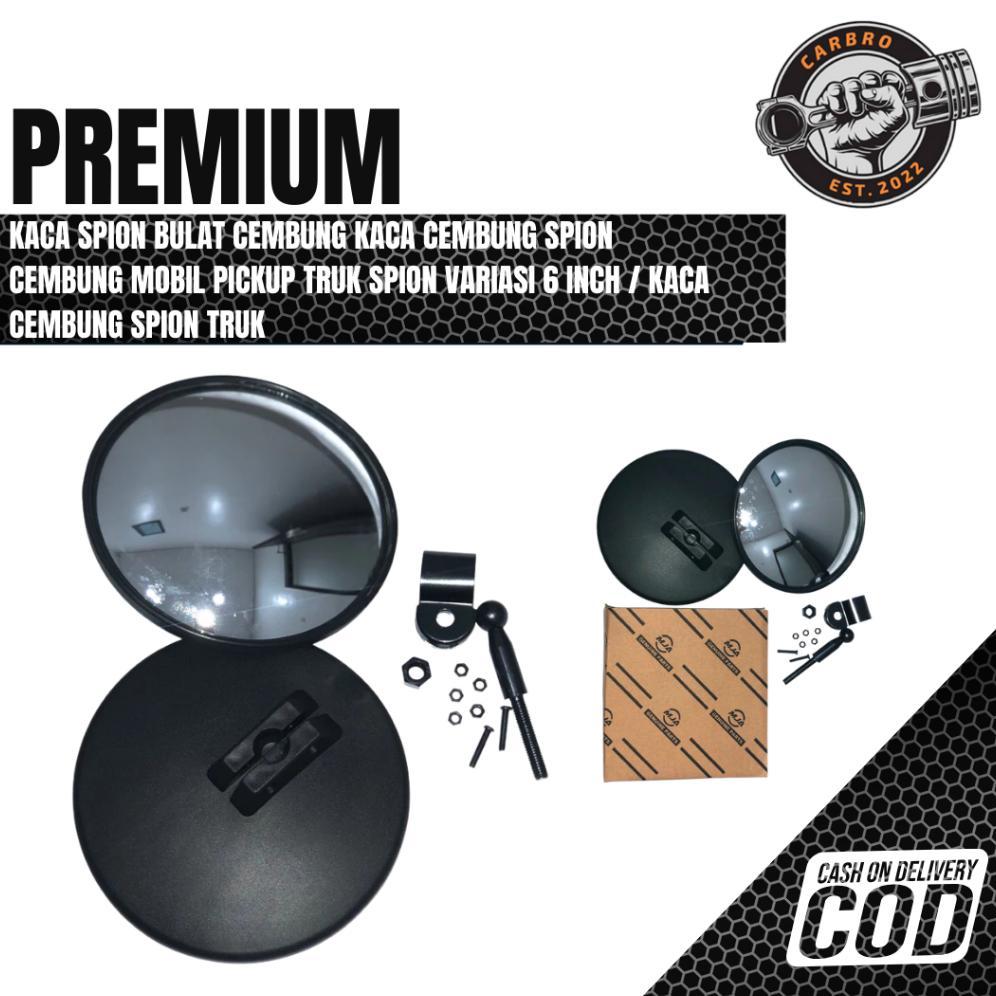 Murah Kaca Spion Bulat Cembung Kaca Cembung Spion Cembung Mobil Pickup Truk Spion Variasi 6 Inch / K