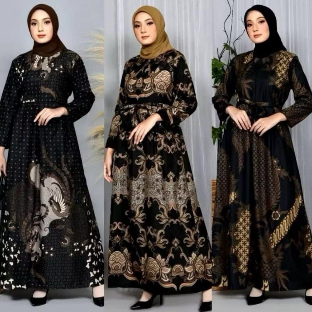 ORIGINAL GAMIS BATIK MODEREN/ GAMIS BATIK KONDANGAN.  MOTIF CANTIK KEKENIAN.GAMIS BUSUI