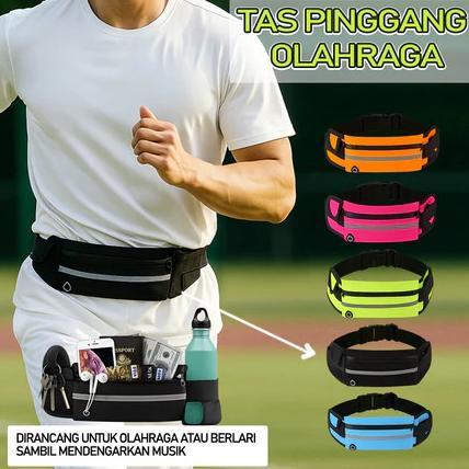 GARANSI TAS SELEMPANG BERKUALITAS TERBARU UNISEX / TAS SELEMPANG WATERPROOF GO BELT RUNNING / TAS PI