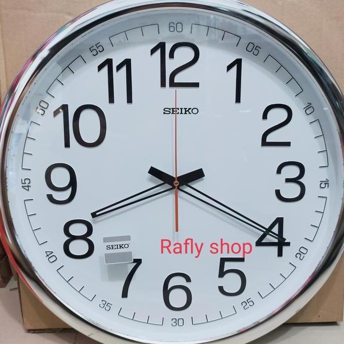 Obelik- Jam Dinding Seiko Putih Besar 50Cm