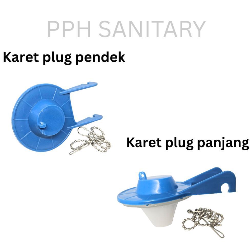Karet Plug Fitting Air / Katup Flush Closet Duduk // Flush / Tombol, Engkol / Siram / Toto / Origina