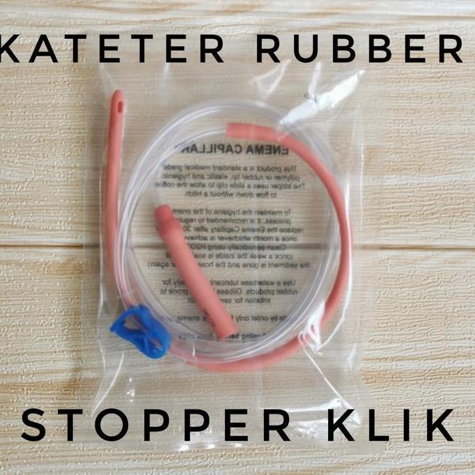 Instancodbisa- Selang Enema, Ujung Karet, Rubber, Jug Enema, Cateter, Enema Kopi
