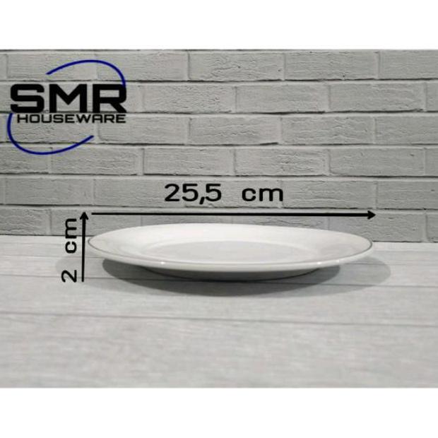 Instancodbisa- 3 Set Piring Ceper Besar Keramik List Emas