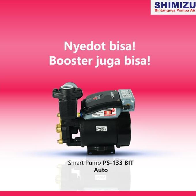 <<<<<] SHIMIZU PS 133 BIT pompa air otomatis kontrol elektronik APC