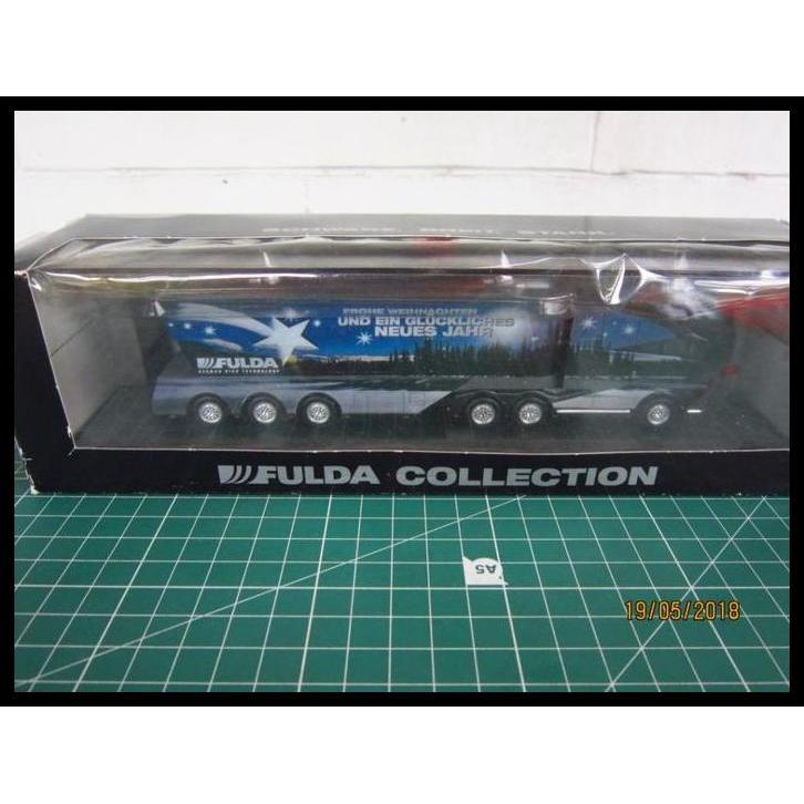 HOT DEAL HERPA SKALA 1:87 MAN TRUCK MAN TRUCK HITAM FULDA COLLECTION 3 (FULCOL3) 