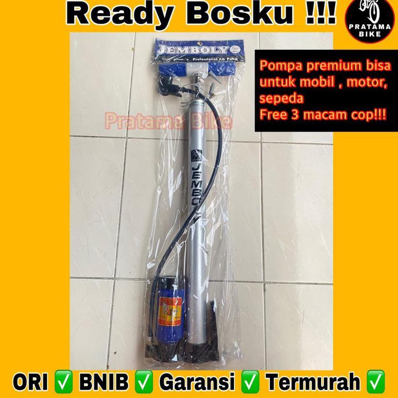 POMPA SEPEDA TABUNG METER JEMBOLY BERKUALITAS DAN KUAT MURAH
