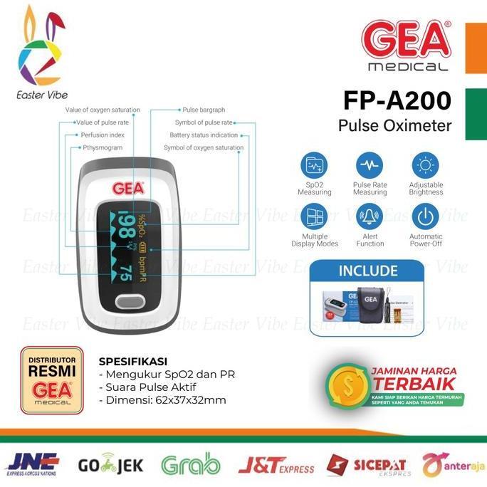GEA FP A200 PULSE OXIMETER ALAT UKUR SATURASI OKSIGEN