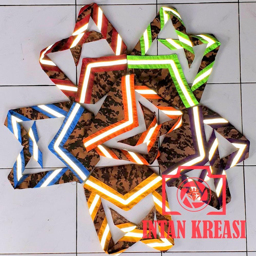 Scraf pramuka Loreng Digital Ripstop Menyala