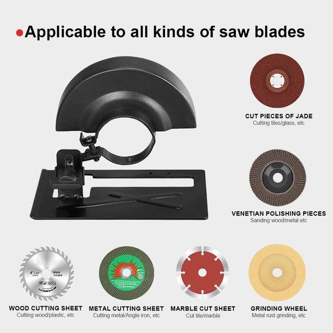 Supertool- Jld Adaptor Gerinda Ke Circular Saw Dudukan Gerinda Bracket Tangan Circular Saw Stand Hol