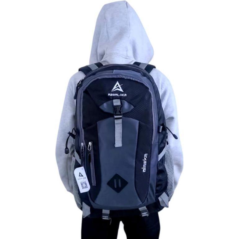 Value Pack Ozilbag Tas Ransel Pria Alazka 40Liter Kapasitas Tas Backpack Cowok Semi Carrier Tas Lapt