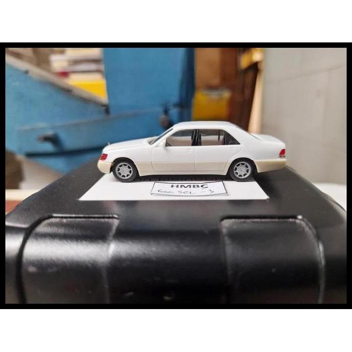 TERBARU HERPA SKALA 1:87 - HERPA MERCEDES BENZ 600SEL PUTIH (HH15) 