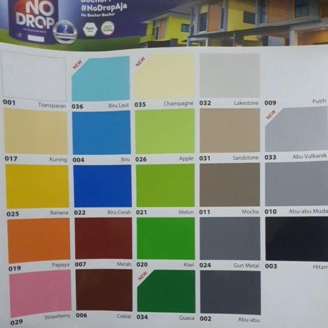 NO DROP NODROP 1KG CAT TEMBOK WATERPROOF PELAPIS ANTI BOCOR GENTENG SENG ASBES GALVALUM DAK BETON