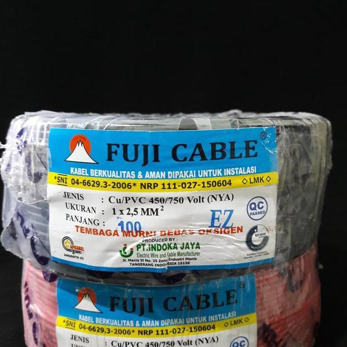 TERBARU - Kabel Listrik Tunggal 2,5mm (90m) FUJI.
