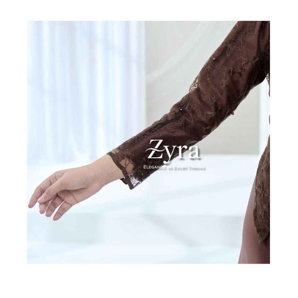 BEST SELLER DRESS SAHARA GAMIS LEBARAN 2026 MODEL BARU SPECIAL BURGUNDY MAHOGANY SATIN BROKAT FULL P