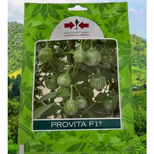 Benih Terong Lalap Hijau Hibrida PROVITA F1 Isi 400 Butir