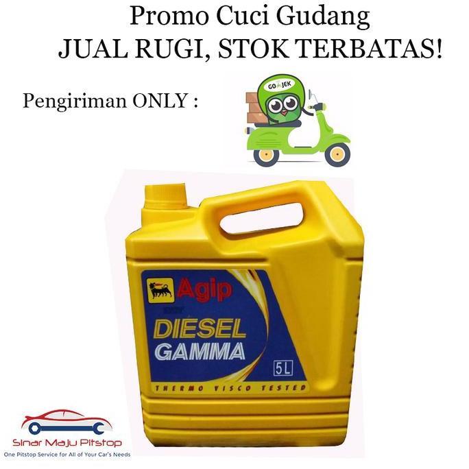 PROMO JUAL RUGI Agip Diesel Gamma SAE 40 Oli Mesin Mobil Diesel 5 Ltr