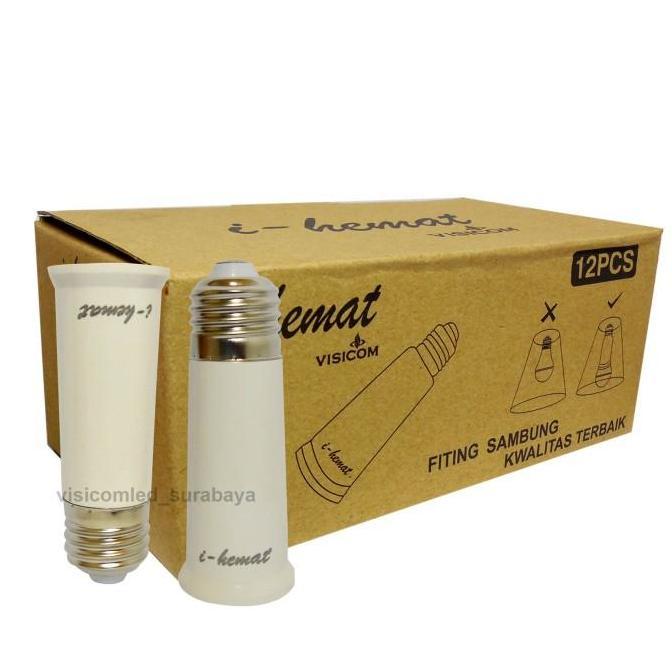 Fitting Sambung lampu LED Downlight Sambungan Fiting extender 95mm Pjg