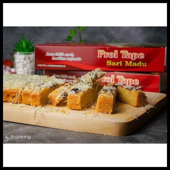 GRATIS ONGKIR PROL TAPE SARI MADU OLEH-OLEH KHAS JEMBER RASA ORI KISMIS/ KEJU 
