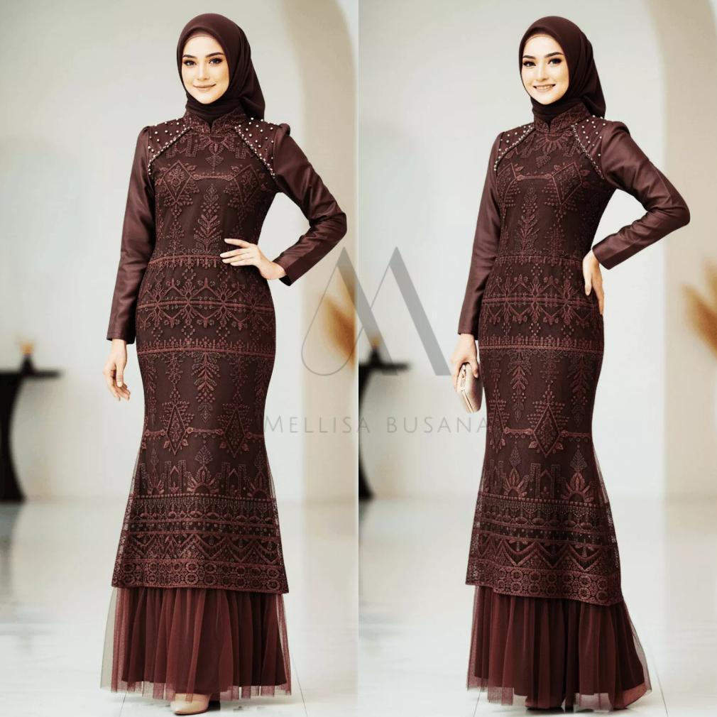 DISKON NEW KARINA GAMIS BROKAT TILLE PREMIUM GAMIS KONDANGAN BAJU LEBARAN MODEL TERBARU 2026 DRESS D