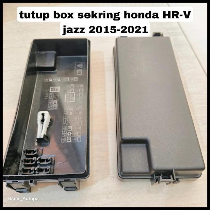 TERLARIS COVER TUTUP BOX SEKRING SEKERING RELAY MOBIL HONDA HRV JAZZ 2015 -2021 ORIGINIAL