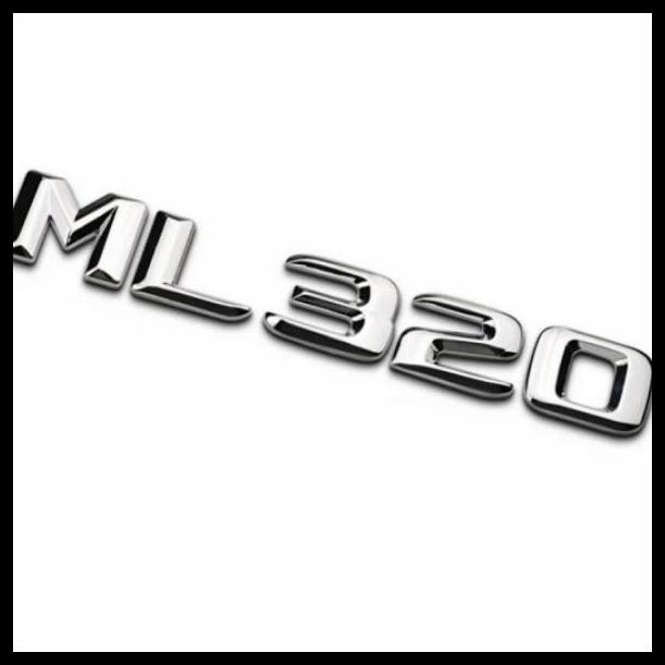 GRATIS ONGKIR EMBLEM MERCEDES BENZ TULISAN ML320 EMBLEM BAGASI ML320 