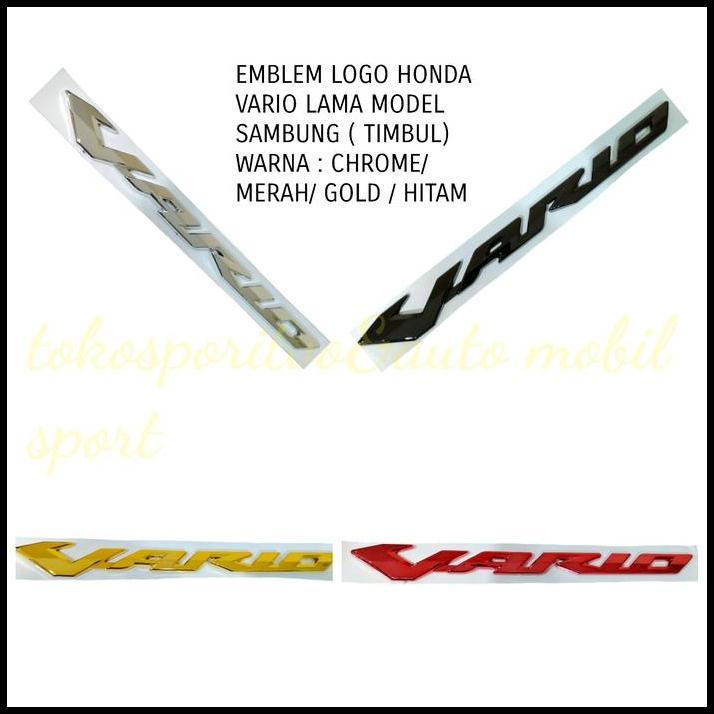 GRATIS ONGKIR EMBLEM LOGO TULISAN MOTOR HONDA VARIO 125 150 TIMBUL !