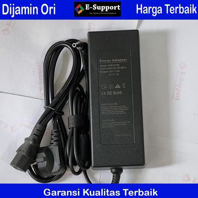 Allpix- E-Support Adaptor 12V 10A Murni Switching Untuk Pompa Air Dc & Alat Elektronik Lainnya Input