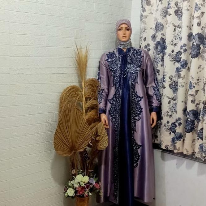 Gamis Bordir Sultan Mewah Poliester Pasti Ori