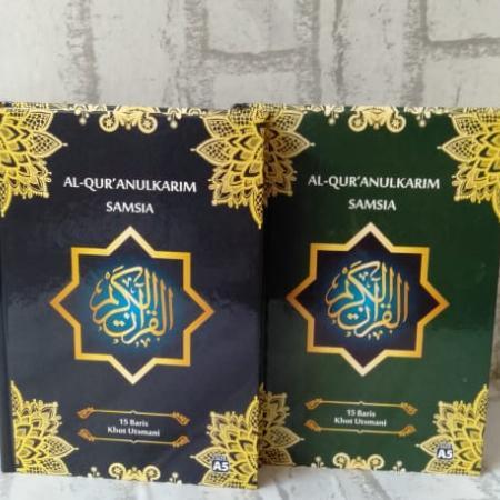 ORIGINAL ALQURAN KHOT USMANI 15 BARIS TANGGUNG / AL QURAN A5