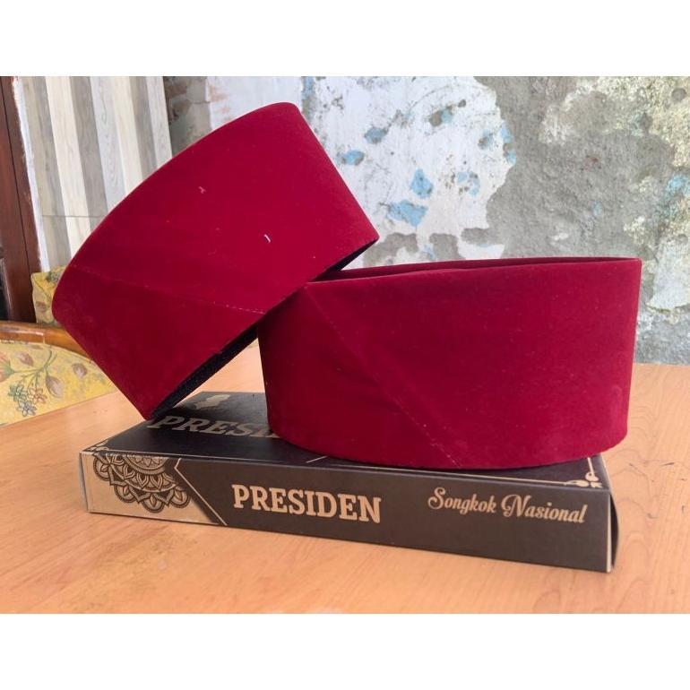 Hot Sale Songkok Merah Songkok Merah Maron Songkok Pitung Songkok Merah Polos Songkok Peci Pitung Pe