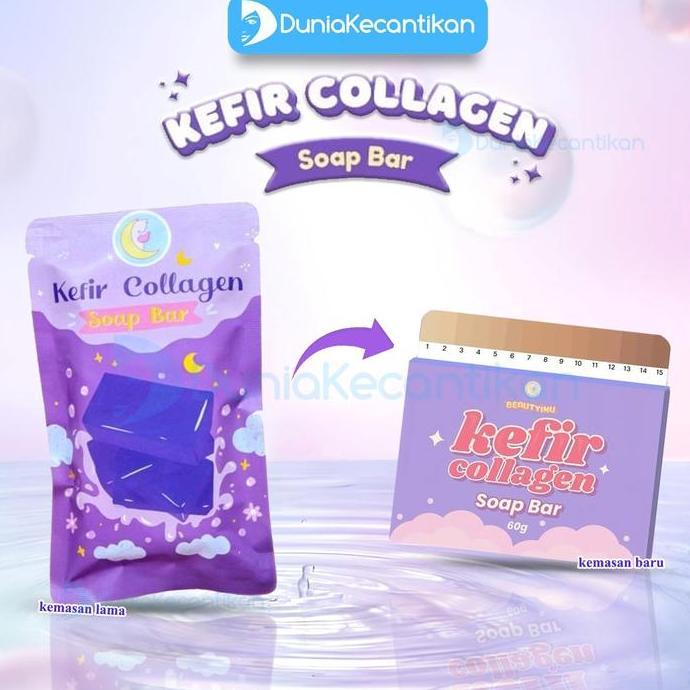 Bersih- Kefir Collagen Soap Bar Whitening Soap Beautyinu