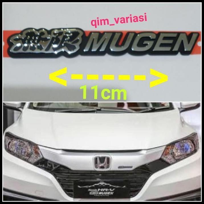 GRATIS ONGKIR EMBLEM LOGO MUGEN HONDA HR-V HRV 11 CM