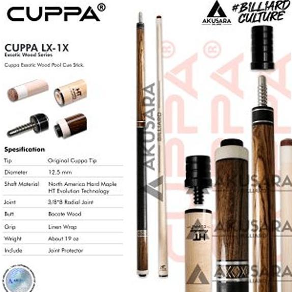 Stik Billiard Cuppa LX Series Low Deflection Shaft Play Cue Stick Billiard