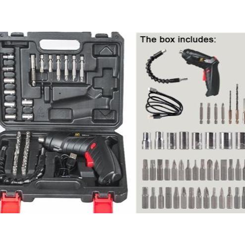 JUPRISYAHPU - MESIN BOR OBENG SET LENGKAP BATERAI CHARGER OBENG  YUKIDO OBENG
