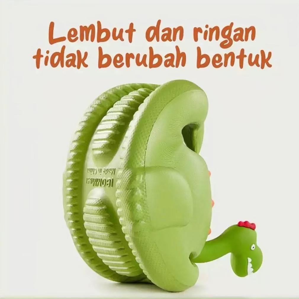 Sale Lemomo Sandal Dinosaurus 3D Sandal Dewasa Dino Jelly Baim Musim Panas Baru Kartun Lucu Sandal A