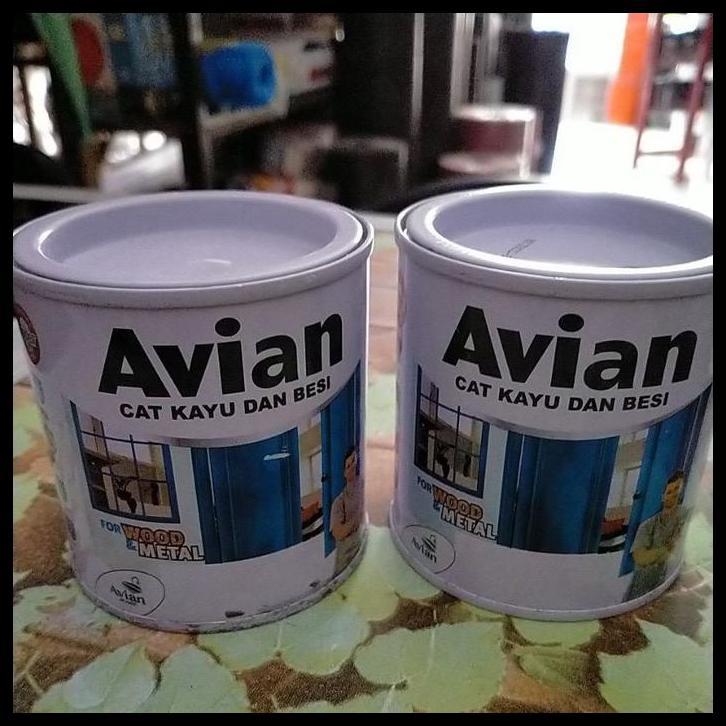 DISKON CAT KAYU & BESI KODE 303 SUEDE AVIAN WOOD DAN METAL COKLAT 