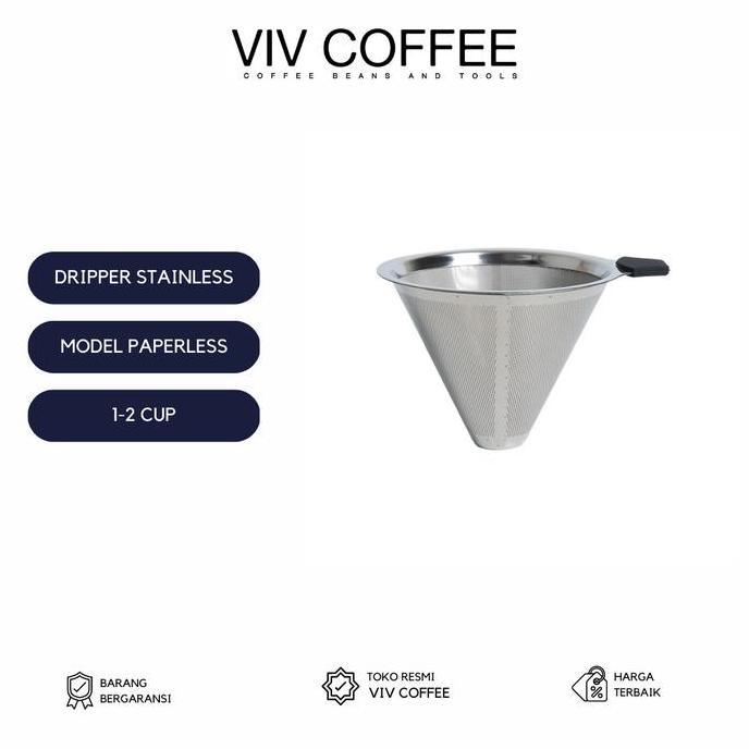 V60 Dripper Stainless Steel