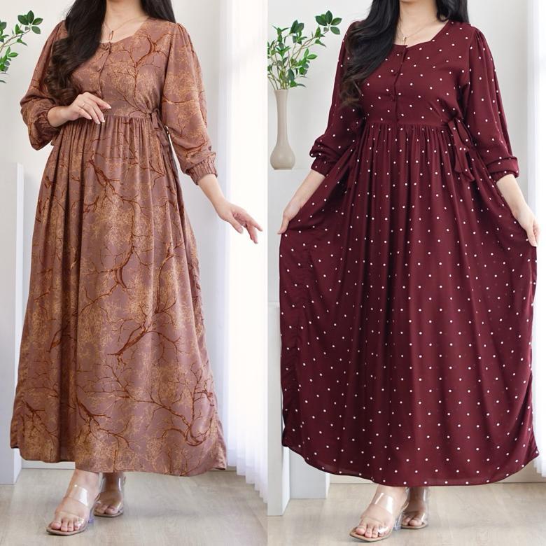 PREMIUM AMARIEL TULSA DRESS DASTER NYAMAN BUMIL BUSUI FRIENDLY