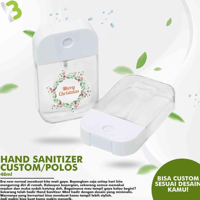 Hayuco- Custom Hand Sanitizer Botol Pocket Sanitizer Spray Uv Print 1 Sisi
